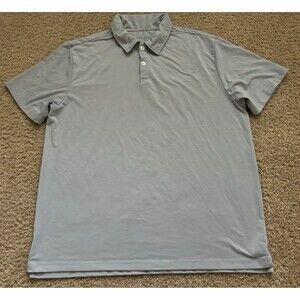 Ash & Erie Polo Shirt Mens Large Short Sleeve Polyester Blend Casual